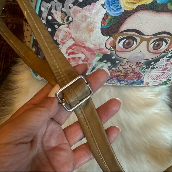 Women’s Handbag Frida Kahlo Style Made in Mexico Colorful Unique Design - Picture 4 of 13